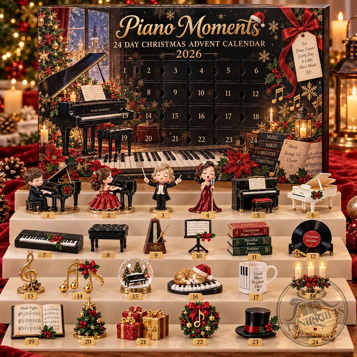 Piano Moments Christmas Advent Calendar 2026 Set